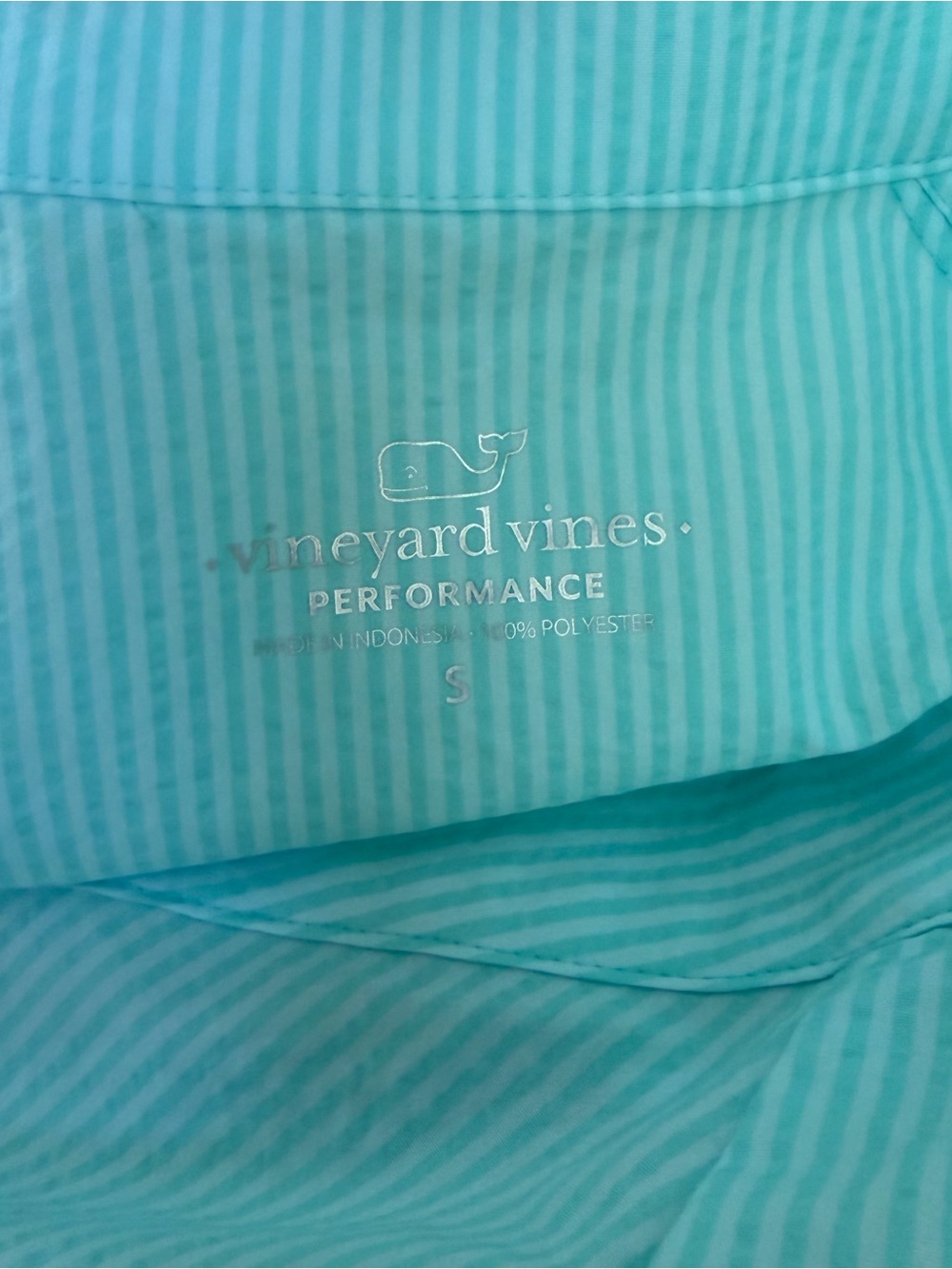 Womens VINEYARD VINES Performance Harbor Tiered Dress Island Paradise Blue Small - Picture 3 of 5